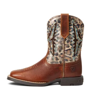 10040260 Ariat Youth Keol Venttek Metallic Leopard Boots