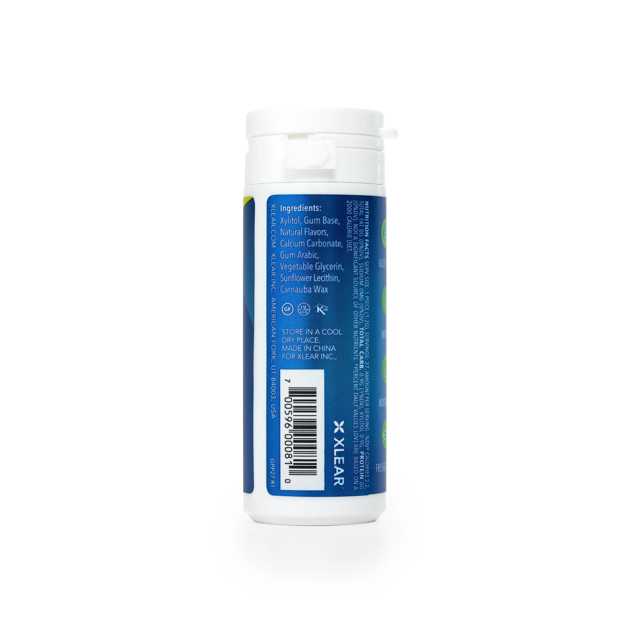 27ct Tube Gum - Peppermint (6 pack)