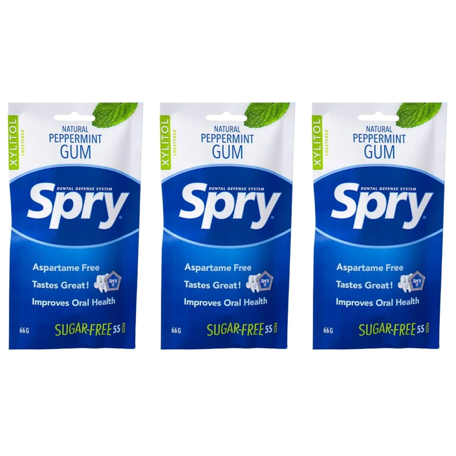 55ct Spry Gum - Peppermint