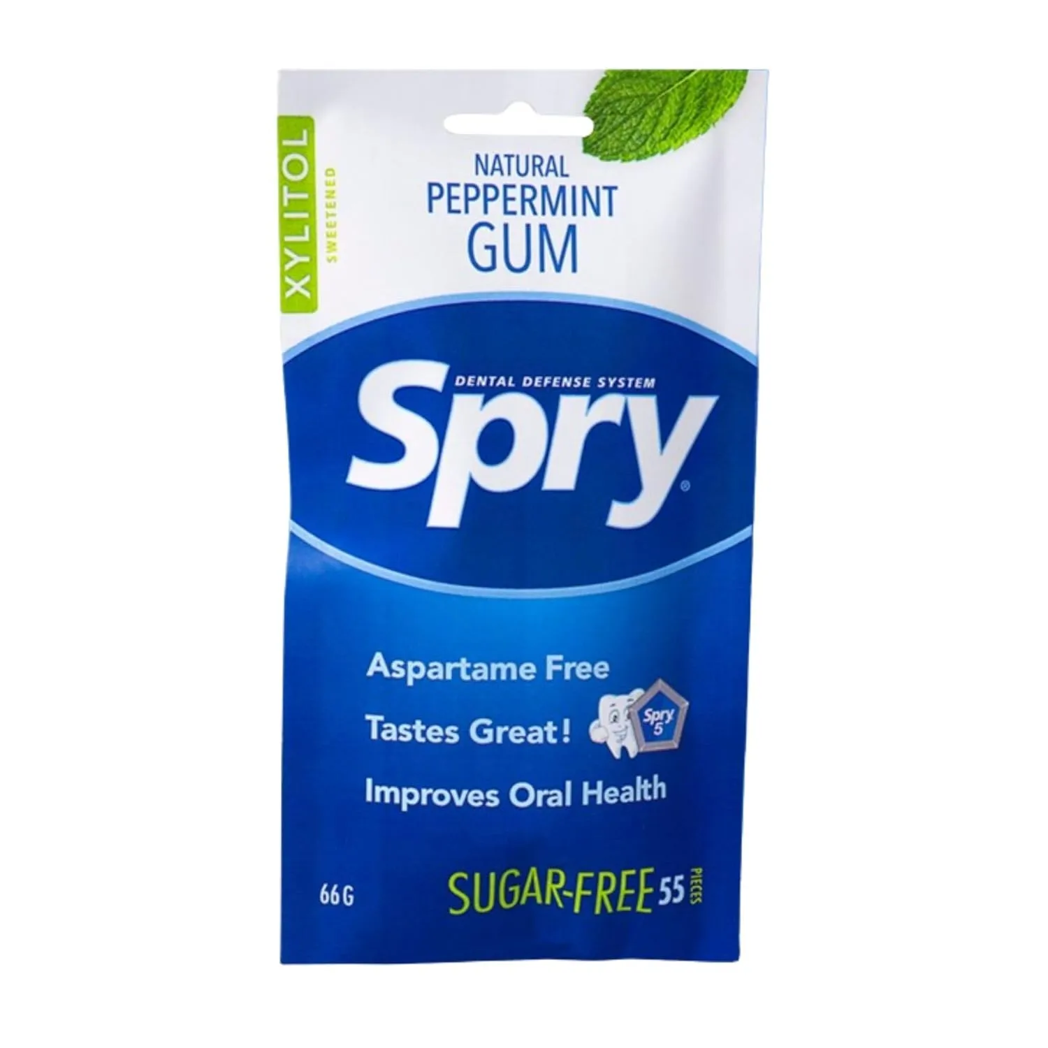55ct Spry Gum - Peppermint