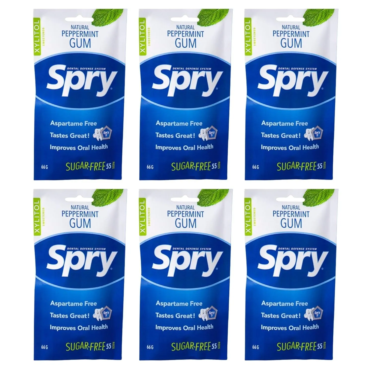 55ct Spry Gum - Peppermint