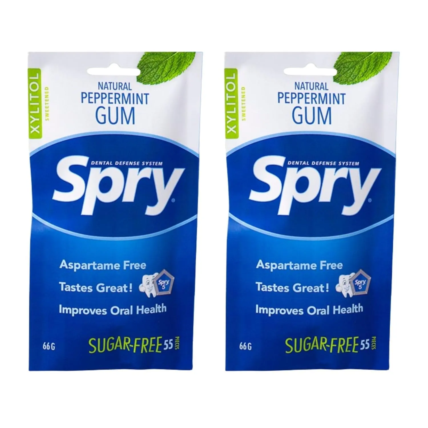 55ct Spry Gum - Peppermint