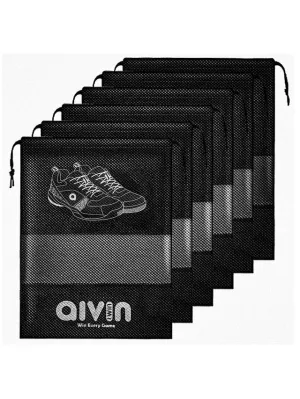 AIVIN EMBRACE SHOE BAG - BLACK (1 SET-6 PCS)