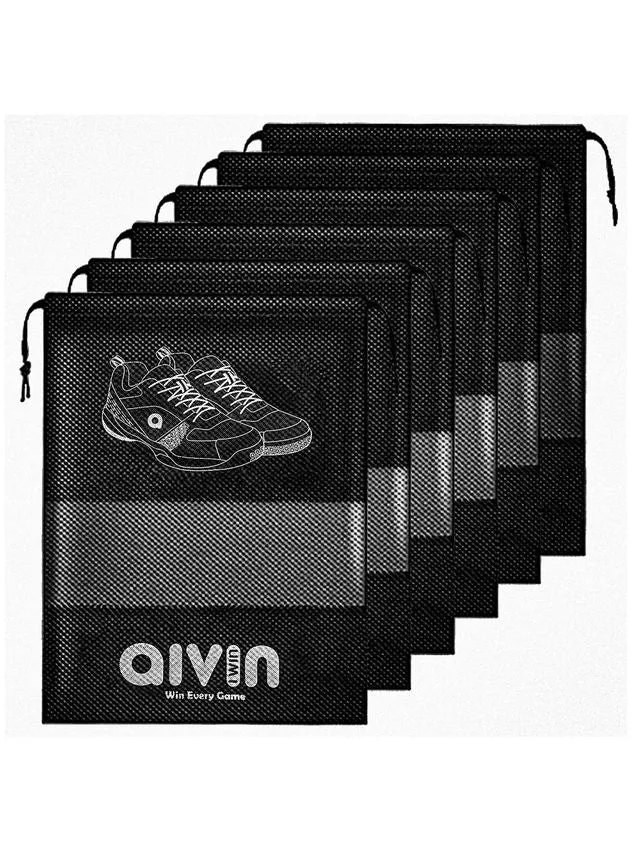 AIVIN EMBRACE SHOE BAG - BLACK (1 SET-6 PCS)