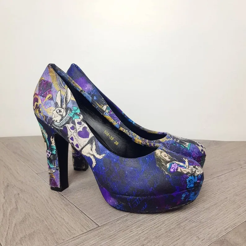 Alice in Wonderland High heels