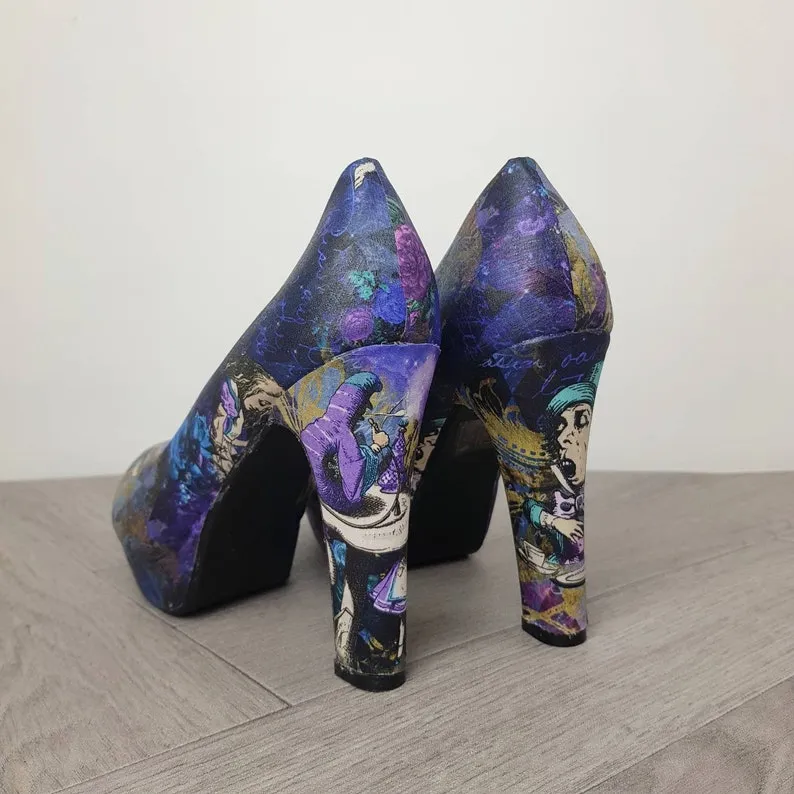 Alice in Wonderland High heels