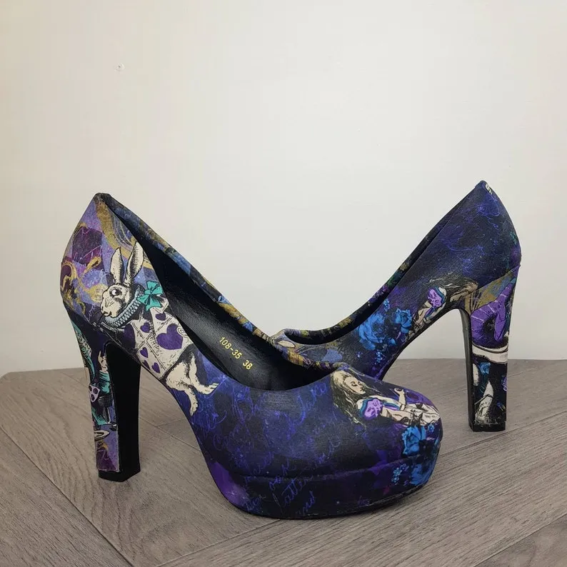 Alice in Wonderland High heels