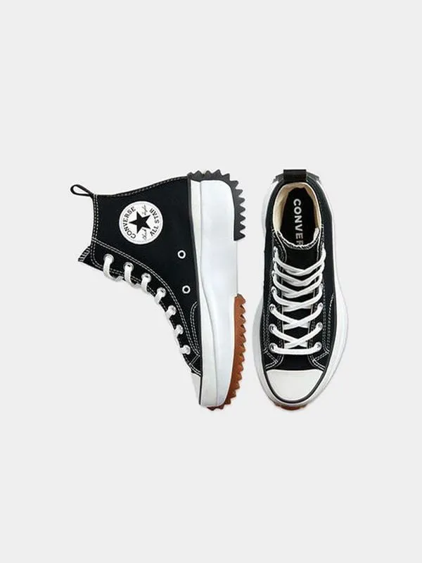 All Star Converse Mens Run Star Hike Black Sneaker