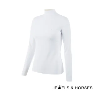 Animo Behind Womens Turtleneck - Bianco