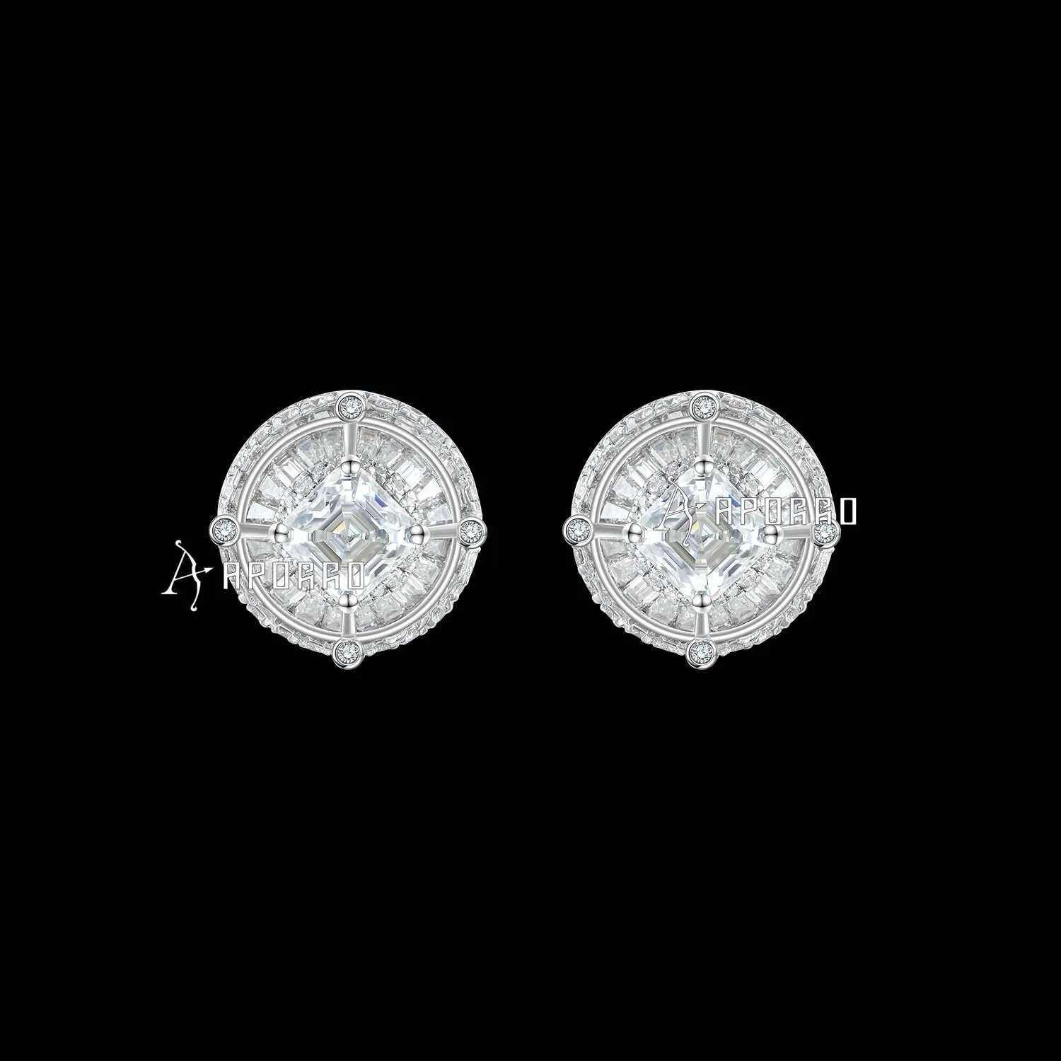 APORRO PREMIUM Baguette Earrings Custom