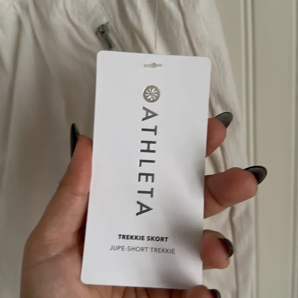 Athleta Trekkie Skort Magnolia White NWT