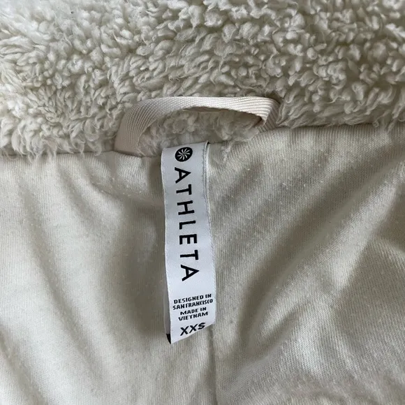 Athleta Tugga sherpa jacket, XXS