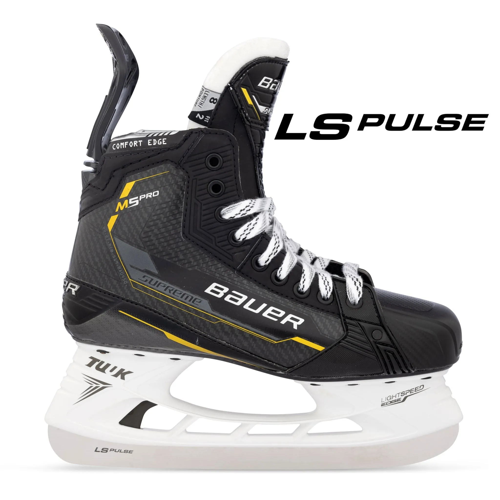 Bauer Supreme M5 Pro Intermediate Hockey Skates w/ Pulse Steel