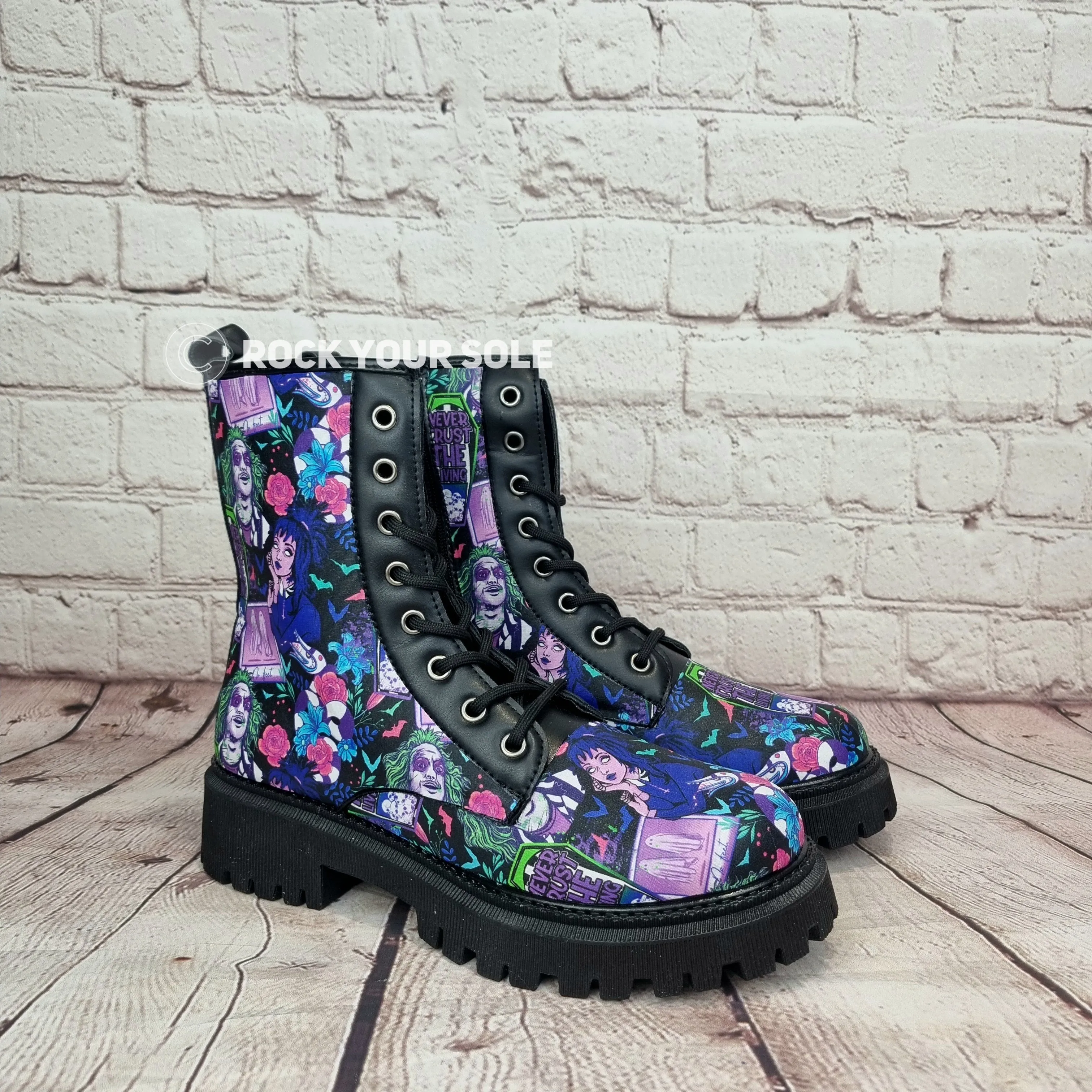 Beetlejuice Showtime ankle boots