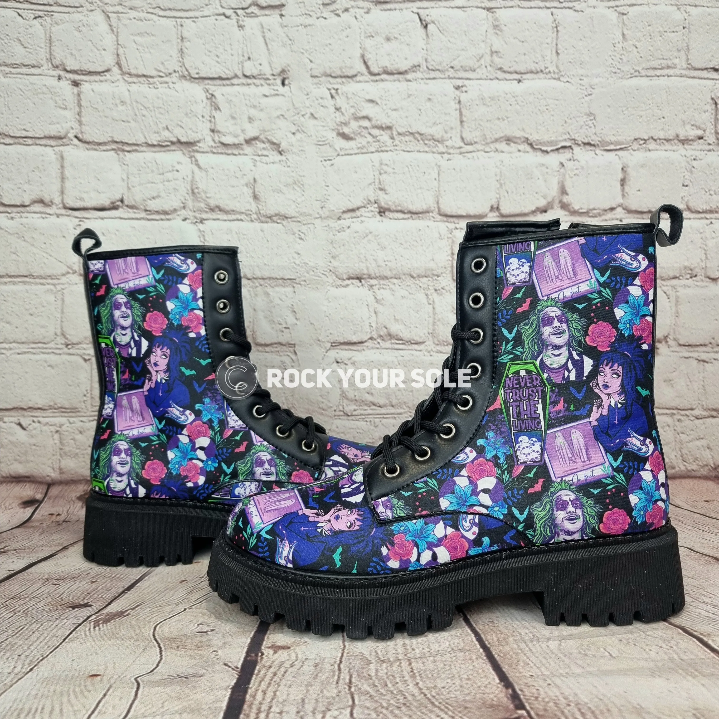Beetlejuice Showtime ankle boots