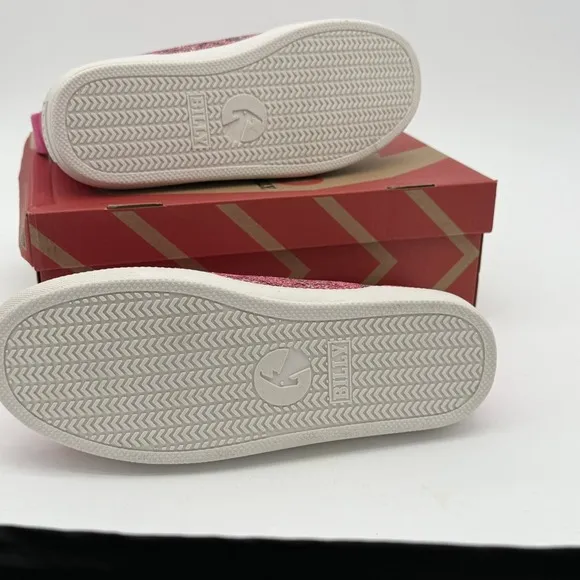 Billy Classic DJR High II Shoes 6 Fuchsia Snake Pink Lace &amp; Easy Zipper NIB