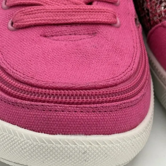 Billy Classic DJR High II Shoes 6 Fuchsia Snake Pink Lace &amp; Easy Zipper NIB