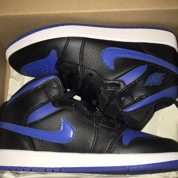 Blue &amp; Black Low Top Jordan 1’s