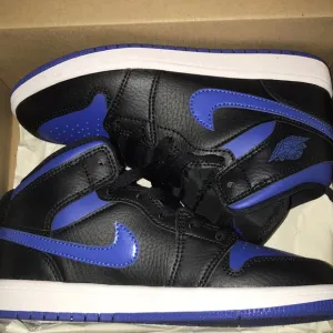 Blue &amp; Black Low Top Jordan 1’s