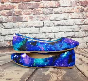 Blue Galaxy women dolly pumps