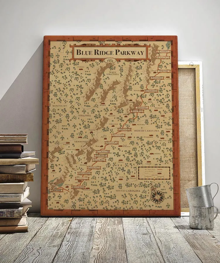 Blue Ridge Parkway Map