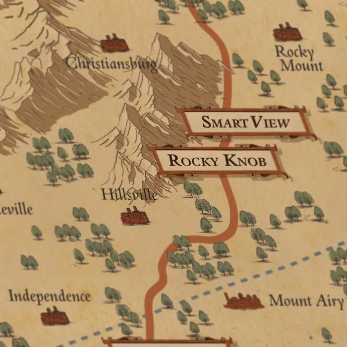 Blue Ridge Parkway Map