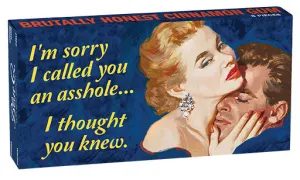 BlueQ Gum: Sorry I Called You Asshole