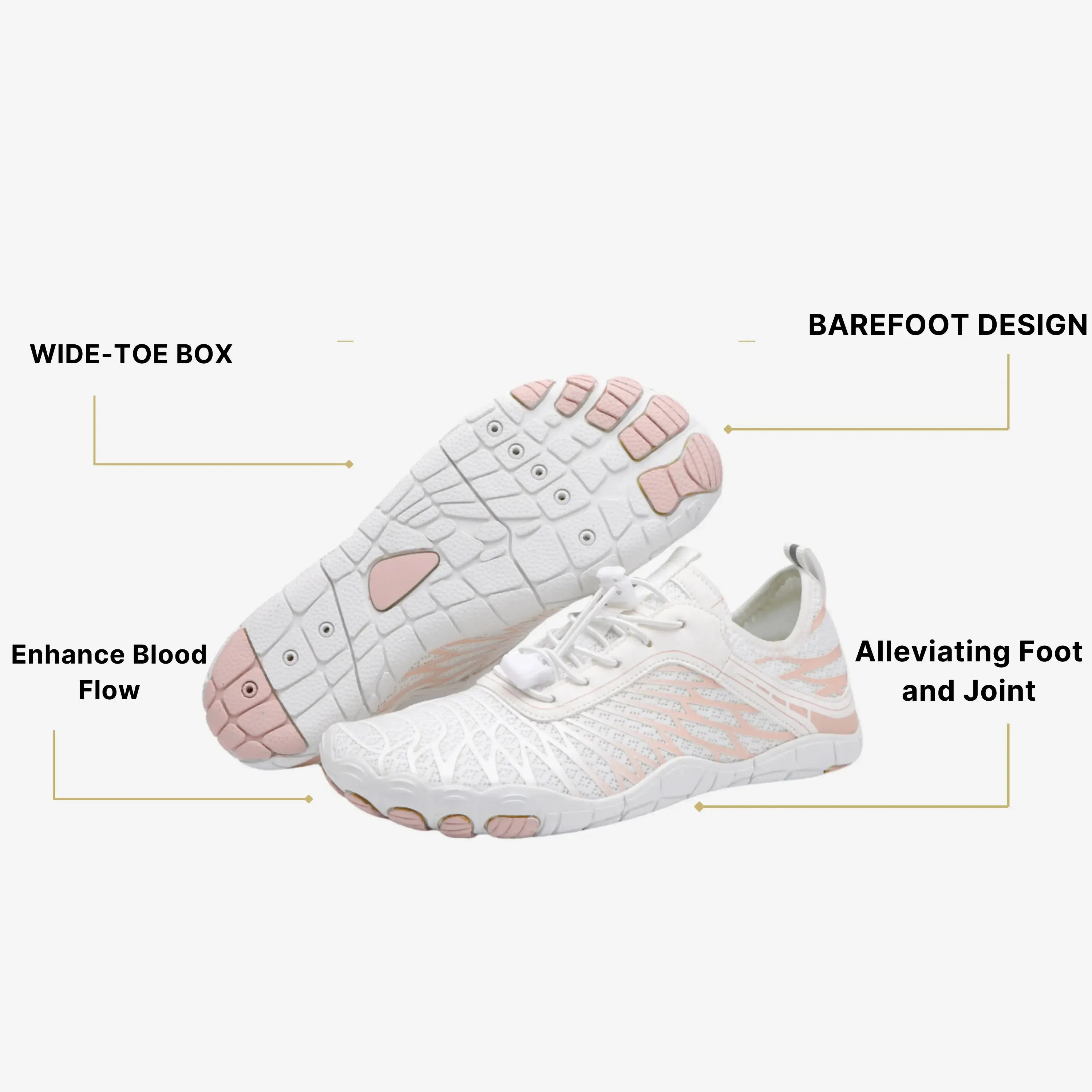 Breathable Non-Slip Barefoot Shoes – Natural Comfort & Stability (Unisex)