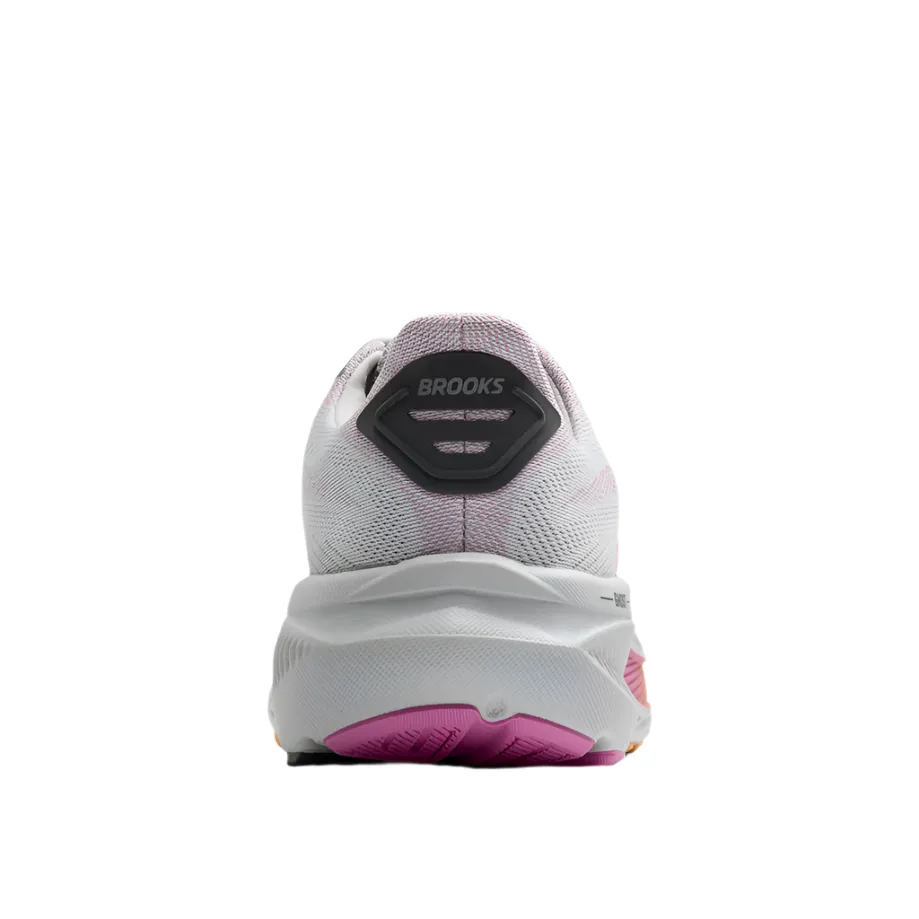 Brooks Women's Ghost 17 Dynamic Road Running Sneaker - Oyster/Apricot/Pink
