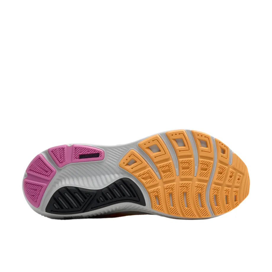 Brooks Women's Ghost 17 Dynamic Road Running Sneaker - Oyster/Apricot/Pink