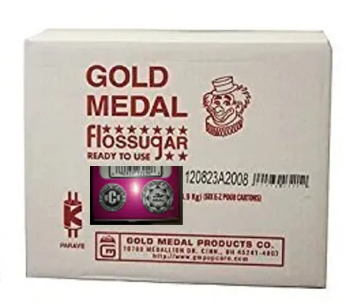 Bubble Gum (Bubble Gum) Cotton Candy Flossugar  | Cotton Candy Supplies Canada | 6 x 3.25lbs per case