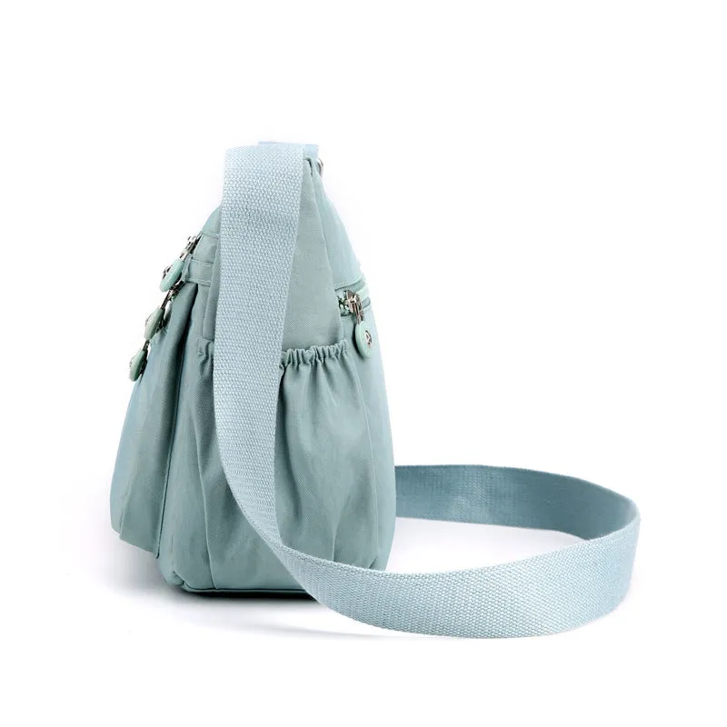 Casual Women Multi Layer Nylon Shoulder Bag