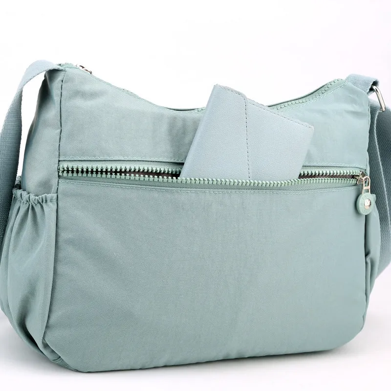 Casual Women Multi Layer Nylon Shoulder Bag
