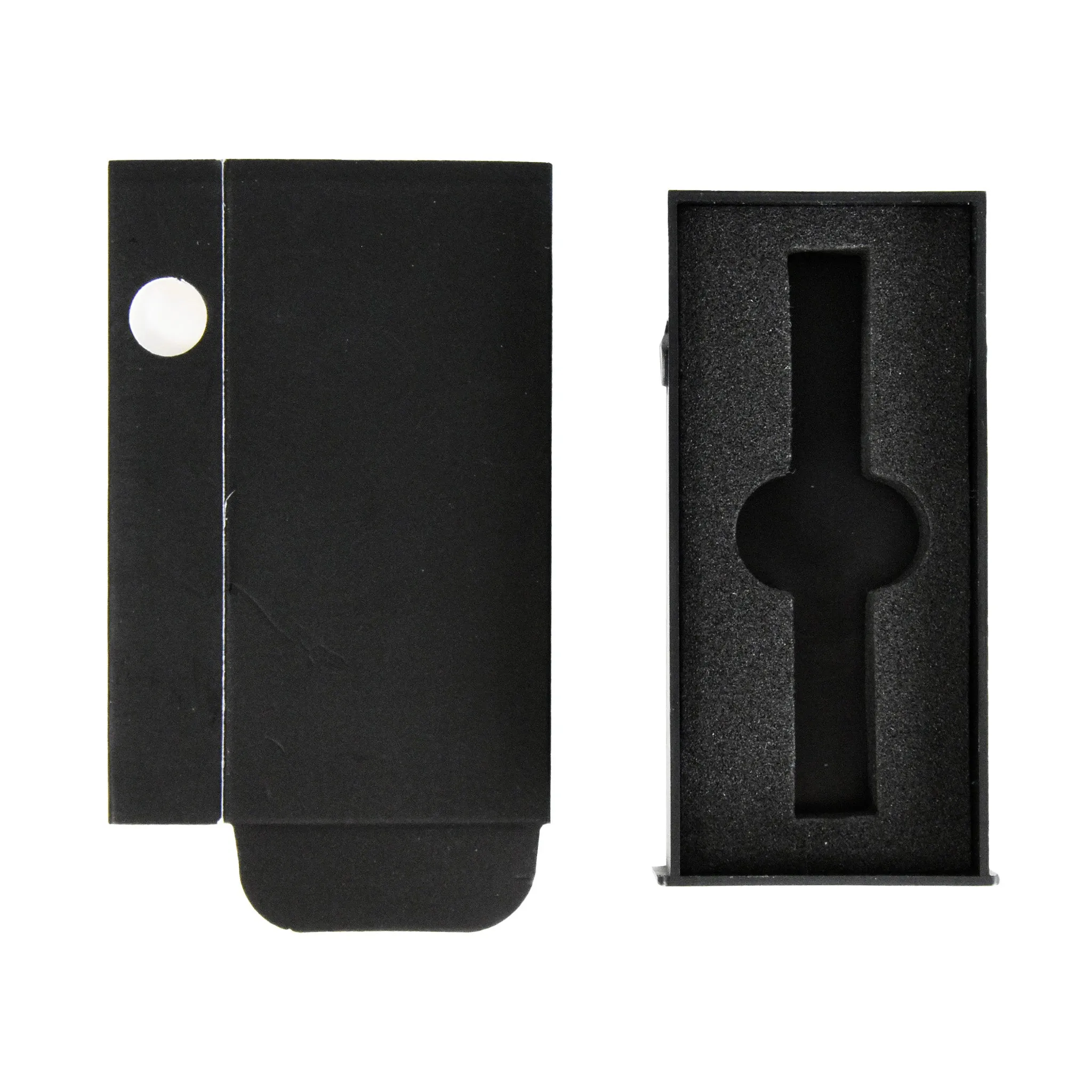 Child Resistant Black Vape Cartridge Slide Out Box