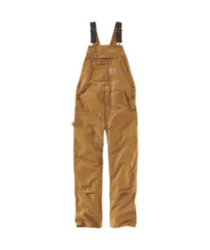 CL102776-40-34 UNLINED Overalls Bib Relaxed Fit - Carharrt Brown