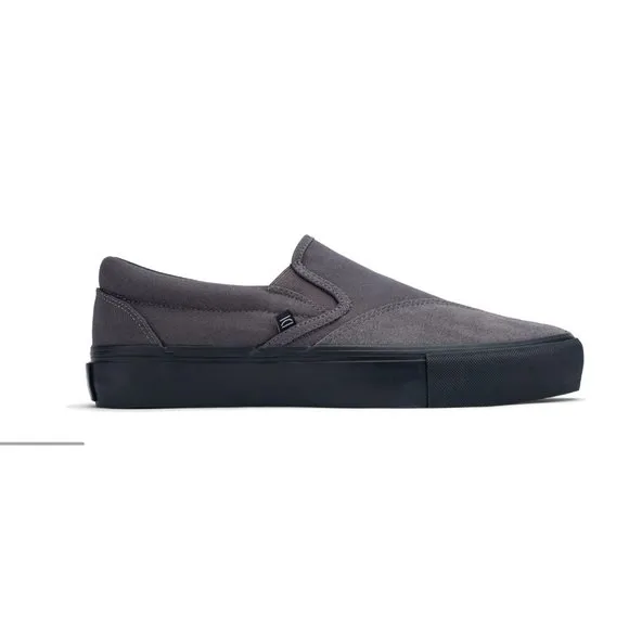 Clearweather Dodds Black Skull Slip On Skate Shoe