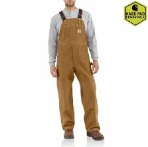 CLR01-32x28 Carhartt Bib Overall Unlined Duck