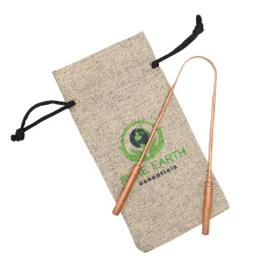 Copper Tongue Cleaner with Carry Bag - Single Pack - Starts at £3.19 per item