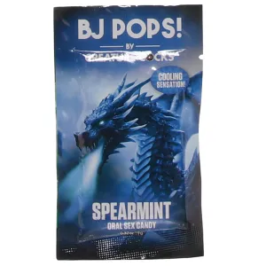 Creature Cocks BJ Pops! Candy .32oz/90g in Spearmint
