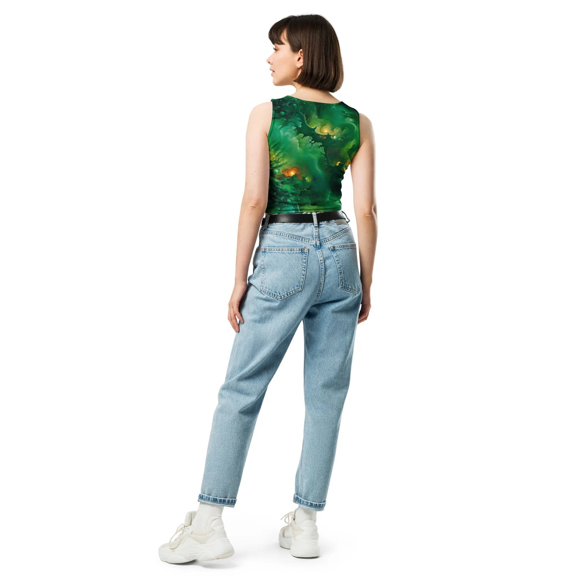 Crop Top - Viridian Shroud
