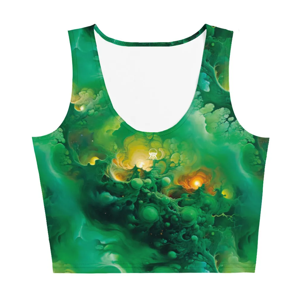 Crop Top - Viridian Shroud