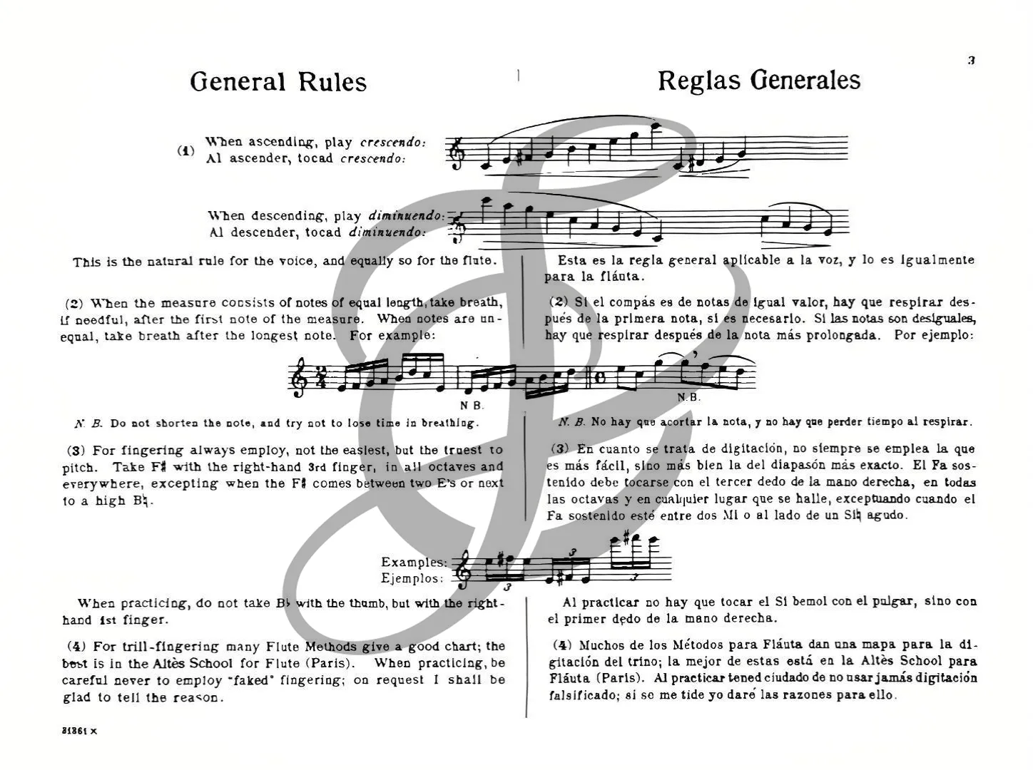Daily Exercises for Flute