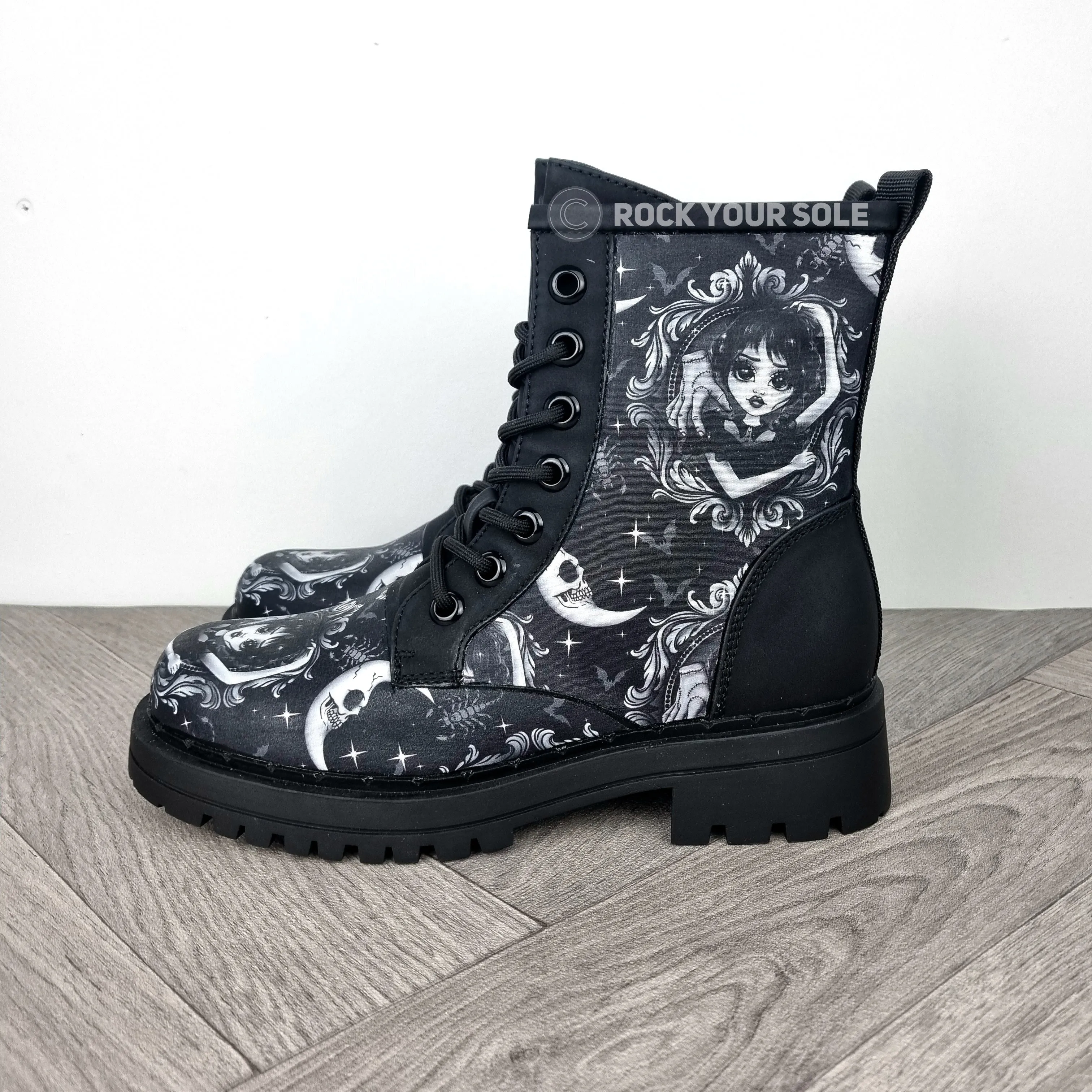 Dance Queen Wednesday ankle boots