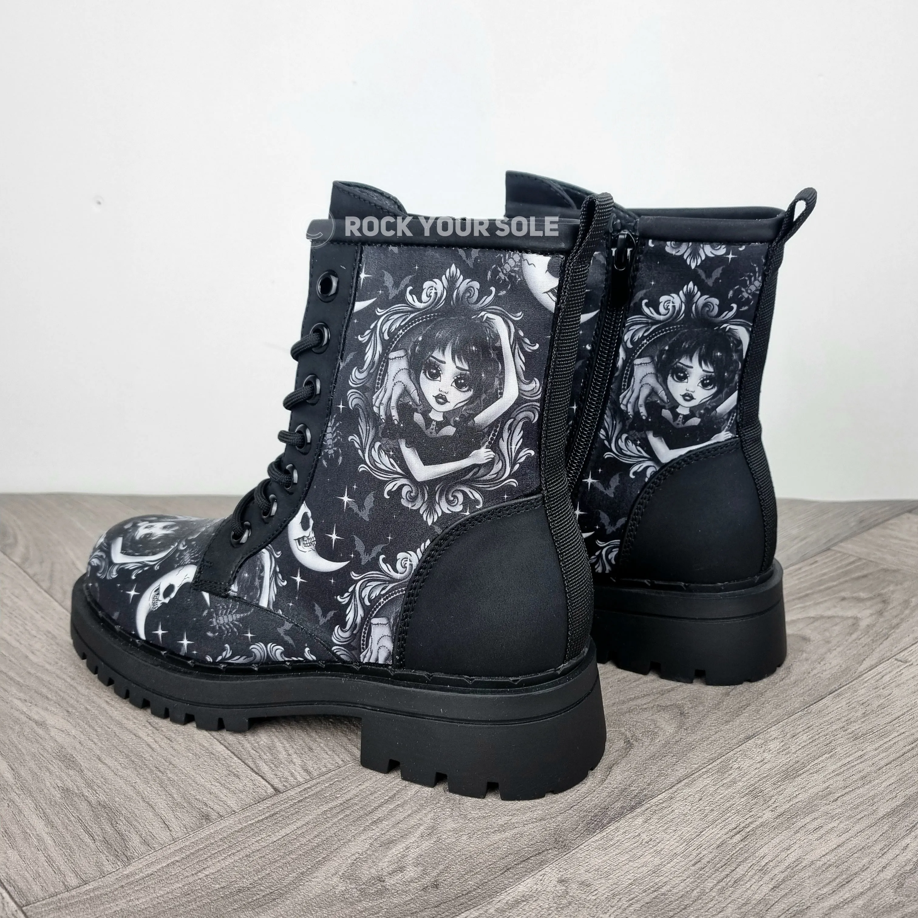 Dance Queen Wednesday ankle boots