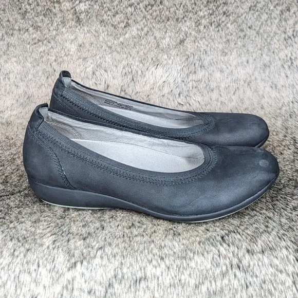 Dansko Kristen Ballet Flat Black Women's 36