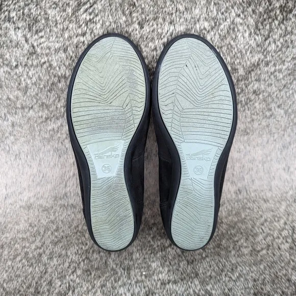 Dansko Kristen Ballet Flat Black Women's 36