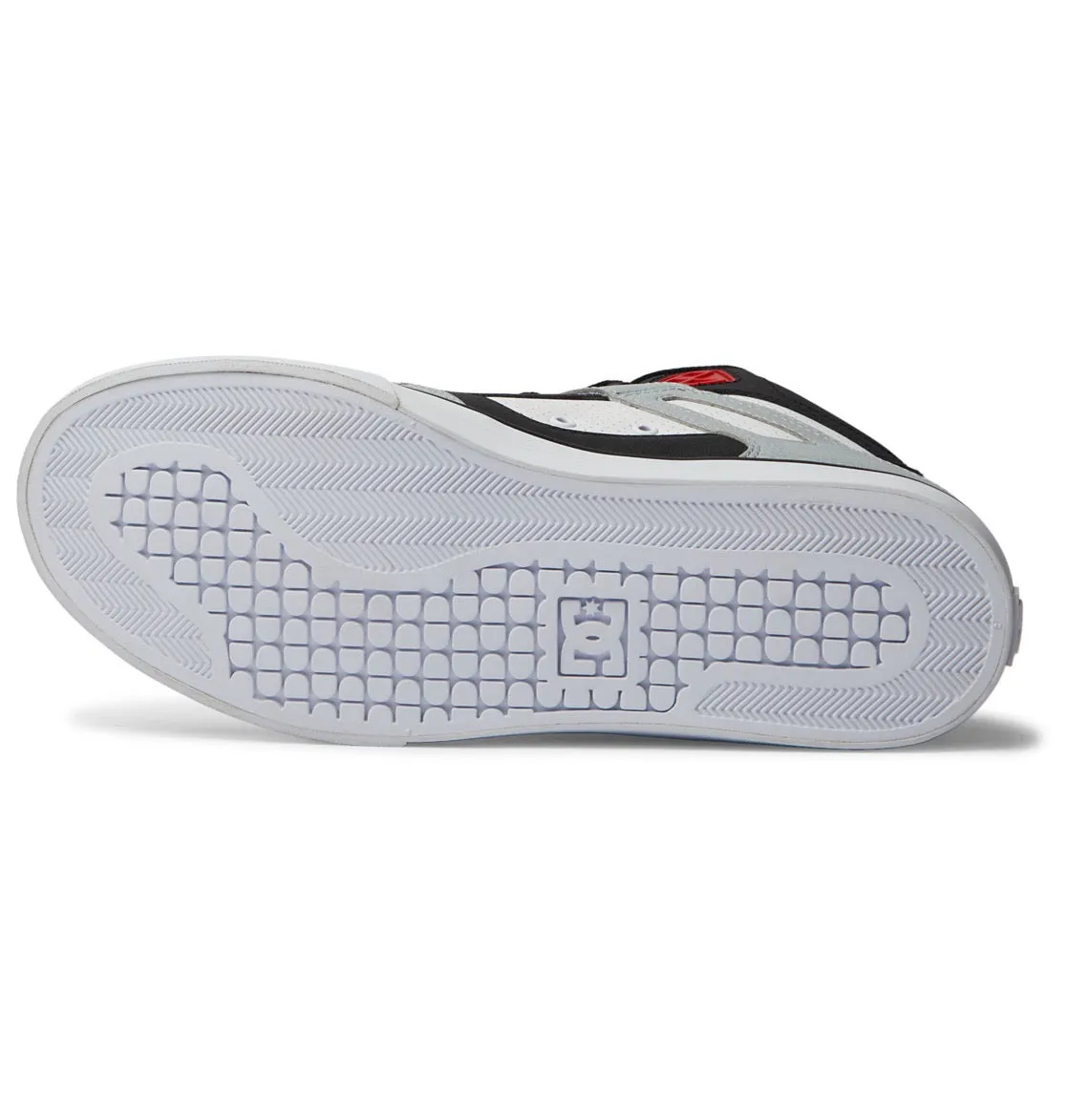 DC SHOES PURE HIGH TOP WC BLACK GREY RED TRAINERS