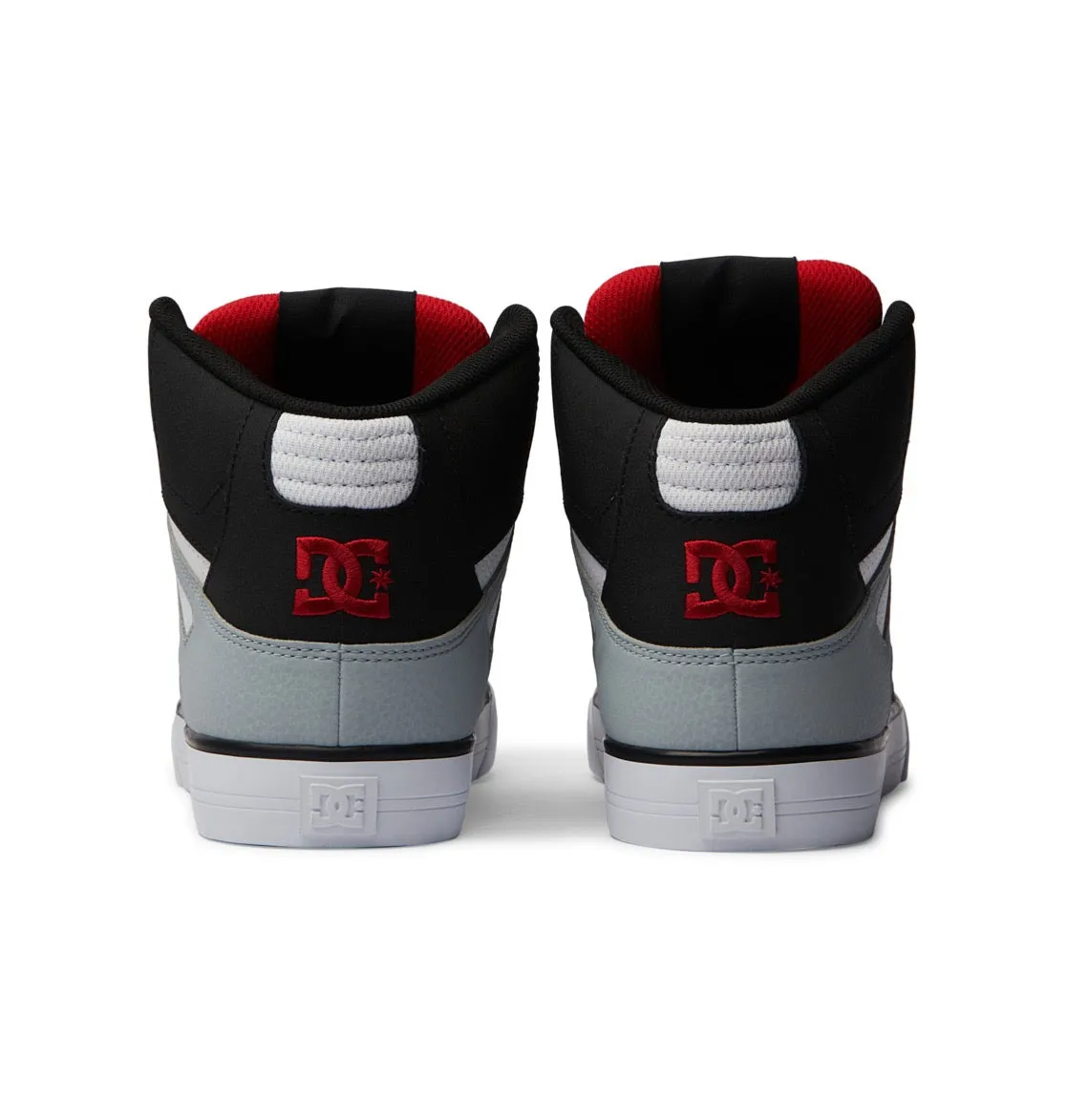 DC SHOES PURE HIGH TOP WC BLACK GREY RED TRAINERS
