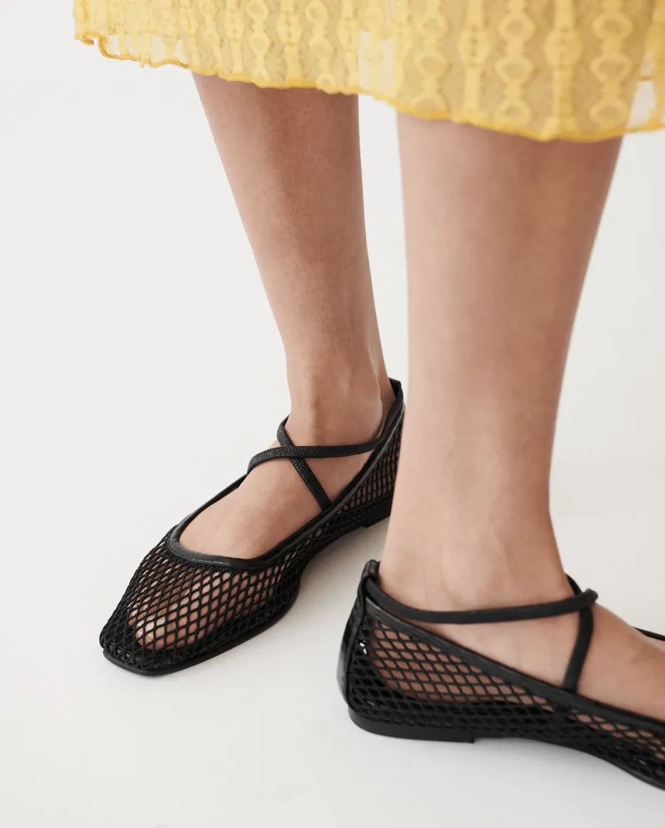 DEPARTMENT OF FINERY Isabella - Black Cotton Net