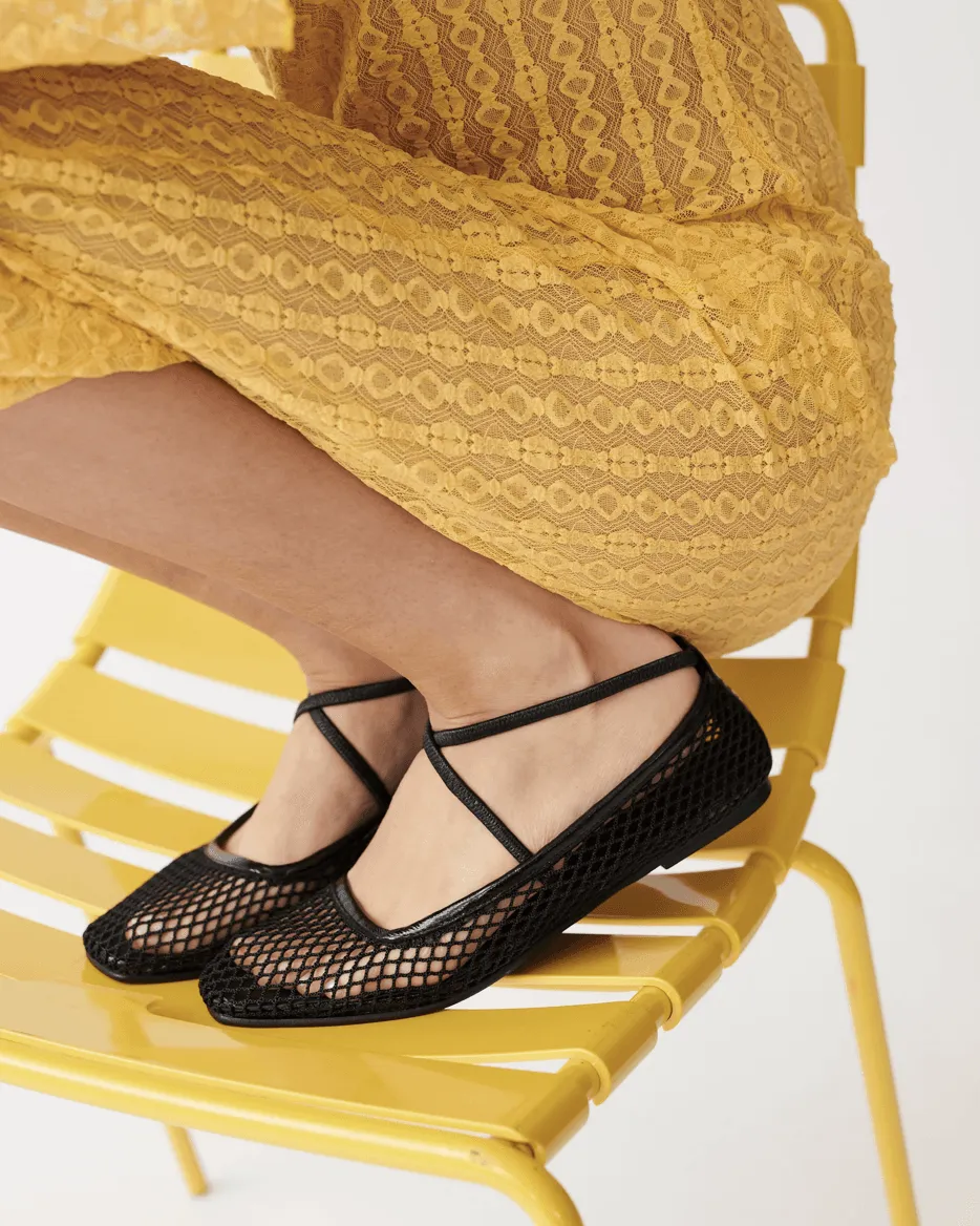 DEPARTMENT OF FINERY Isabella - Black Cotton Net